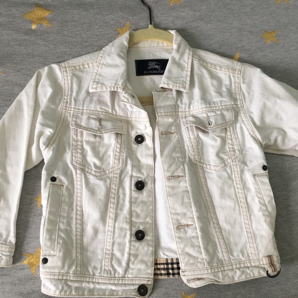 Authentic Burberry Jean Jacket sz 5